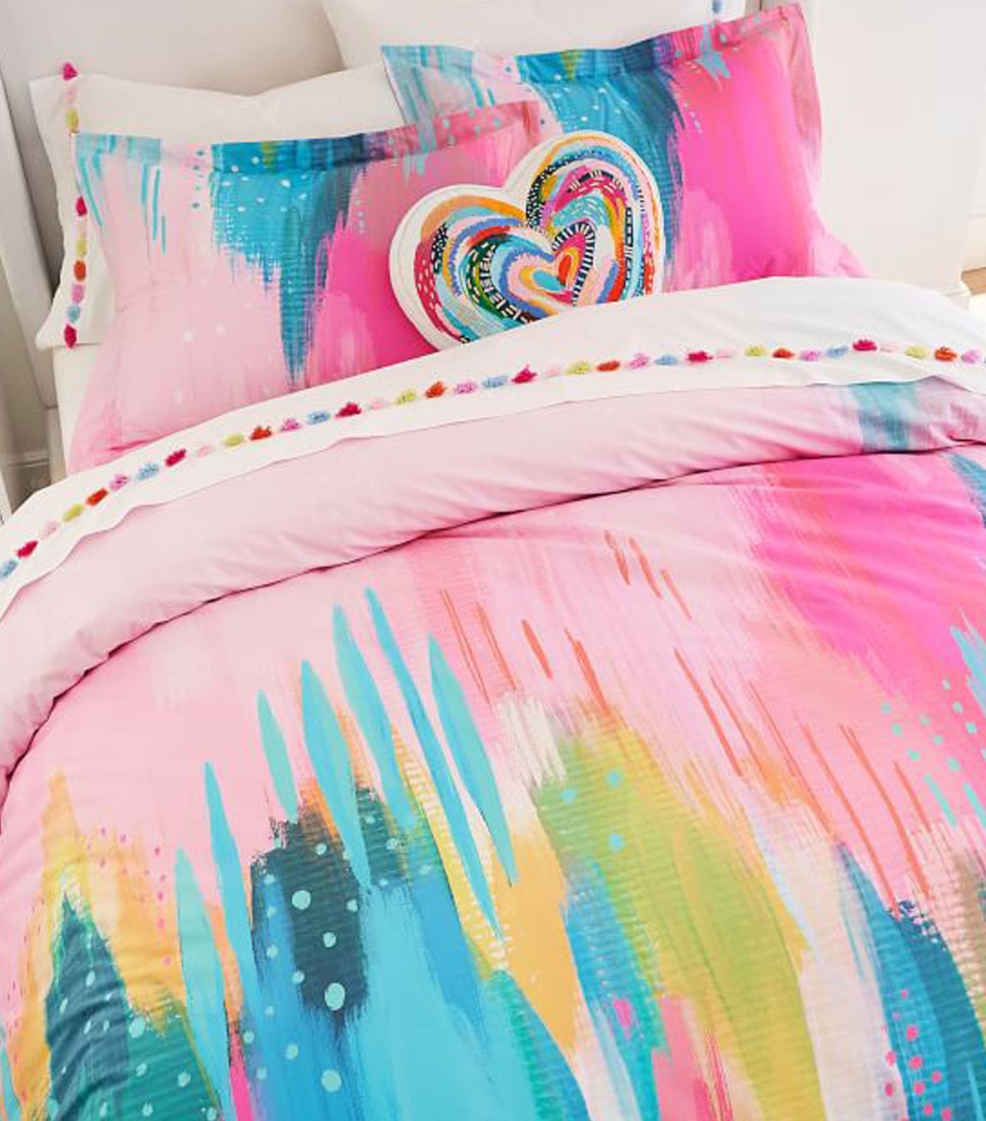 Organic EttaVee Abstract Duvet Cover and Shams