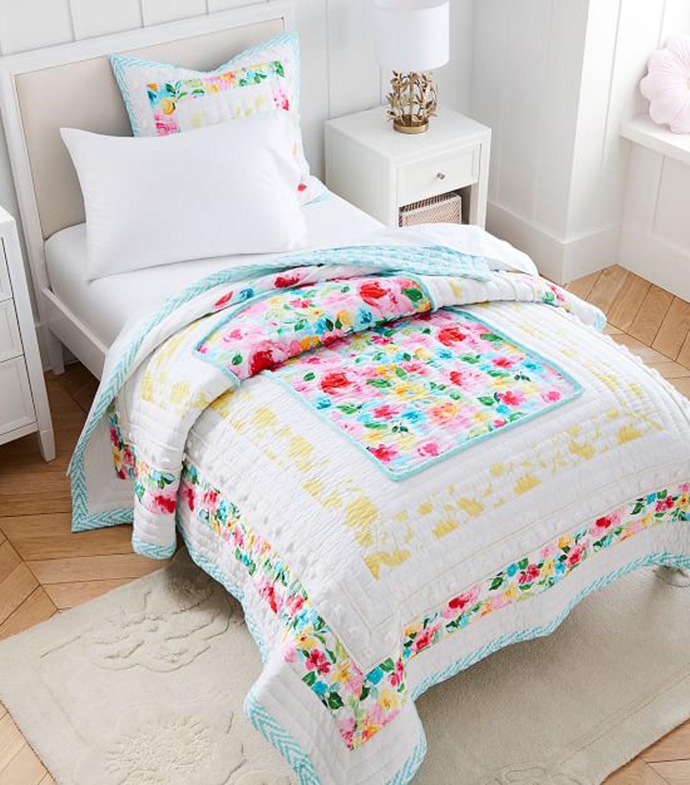 Hope for Flowers by Tracy Reese Concentric Patchwork Quilt and Standard Sham