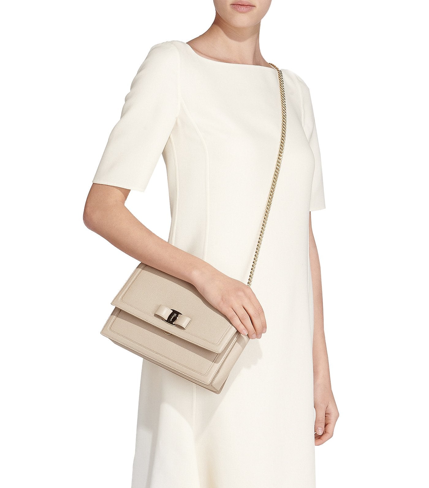 Vara Bow Bag with Front Flap Macadamia