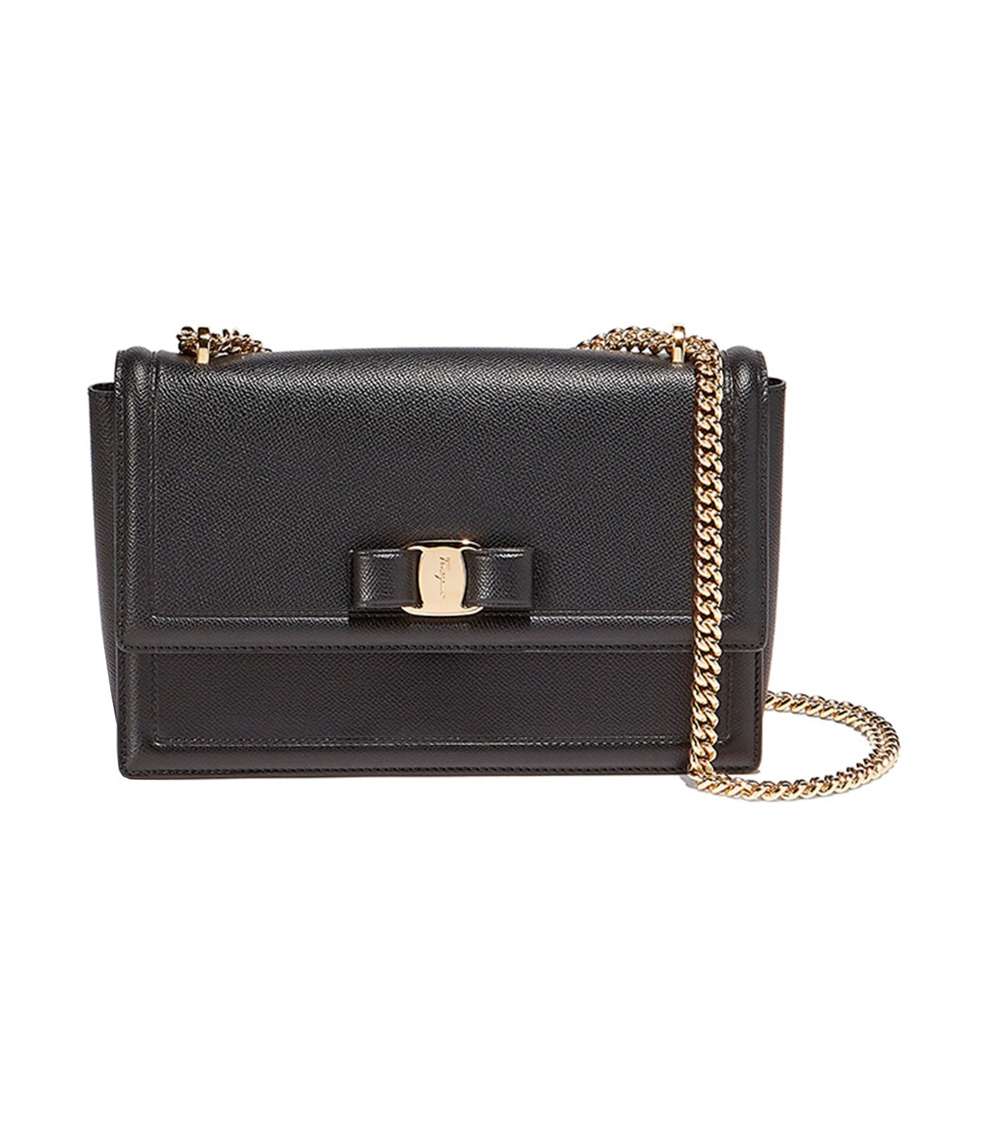 Vara Bow Bag with Front Flap Black