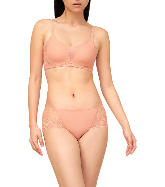 Shape Smart NonWired Padded Bra Dusty Pink