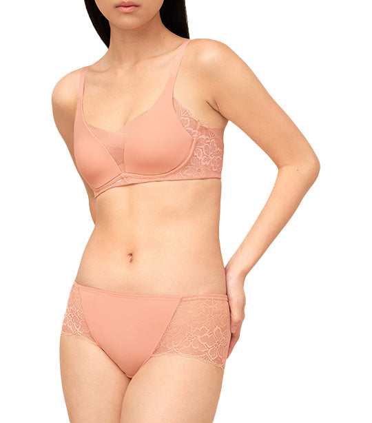 Shape Smart NonWired Padded Bra Dusty Pink