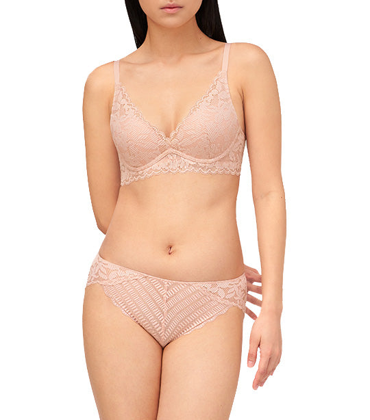 Style Blessed Wired PushUp Bra Skin