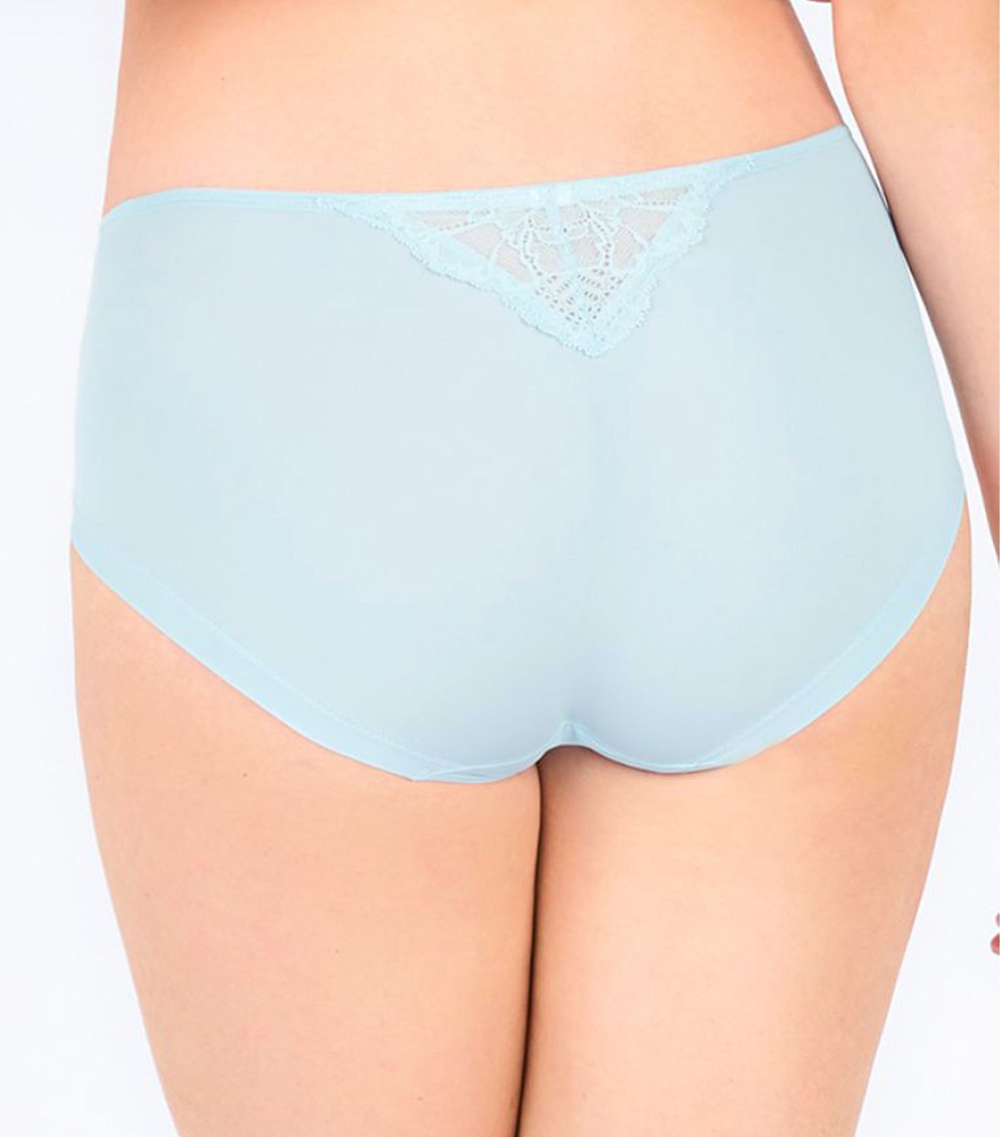 Florale Dahlia Hipster Panty Aqua Blue