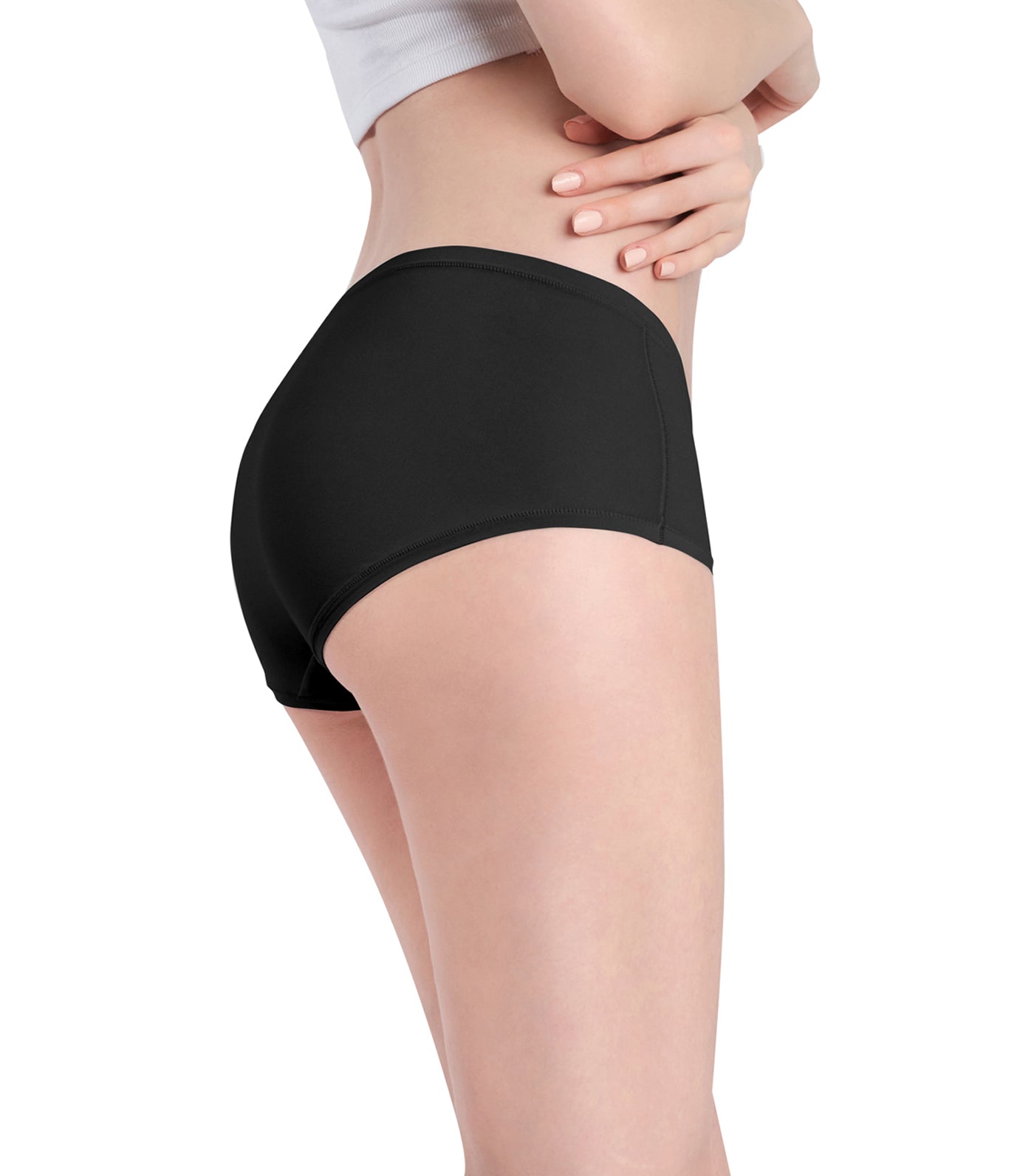 Flex One Size Hipster Panty Black