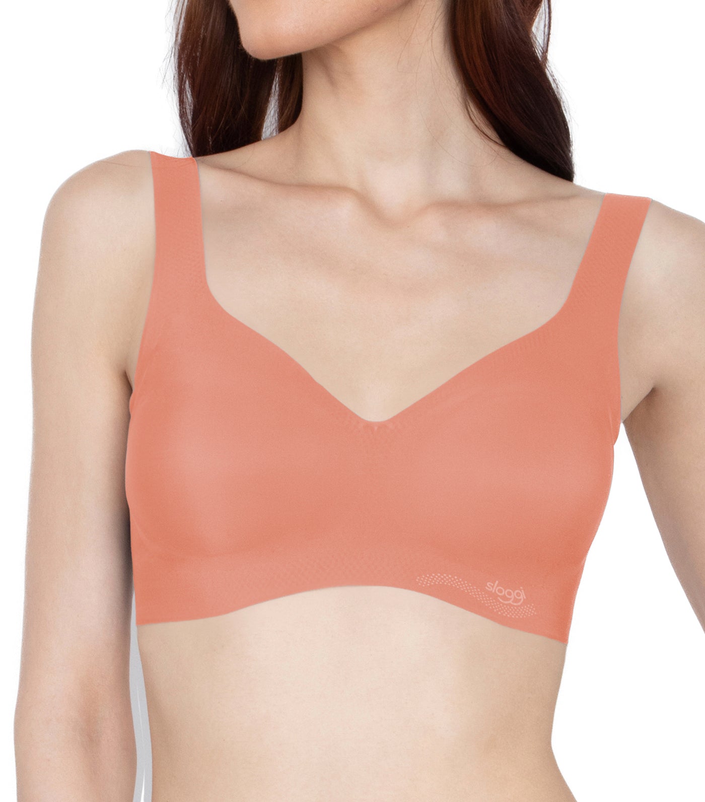 triumph sloggi zero feel bralette terracotta