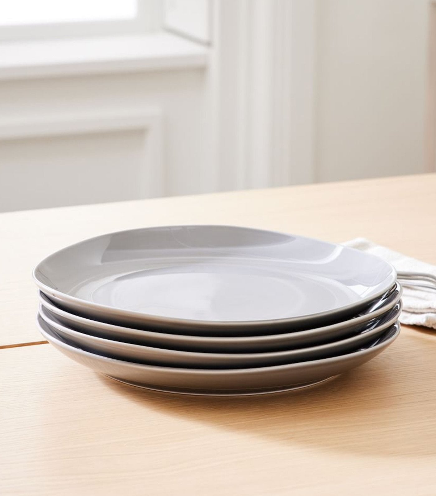 west elm Organic Shaped Dinnerware Collection - Frost Gray