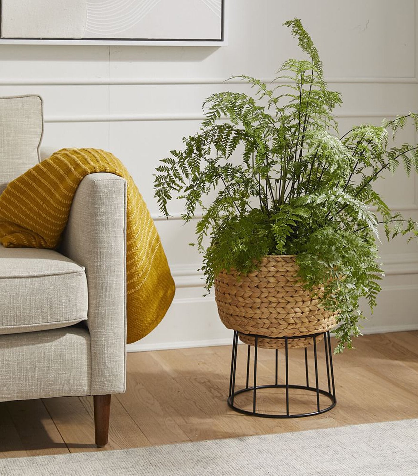 west elm Hilo Basket Planter - Natural