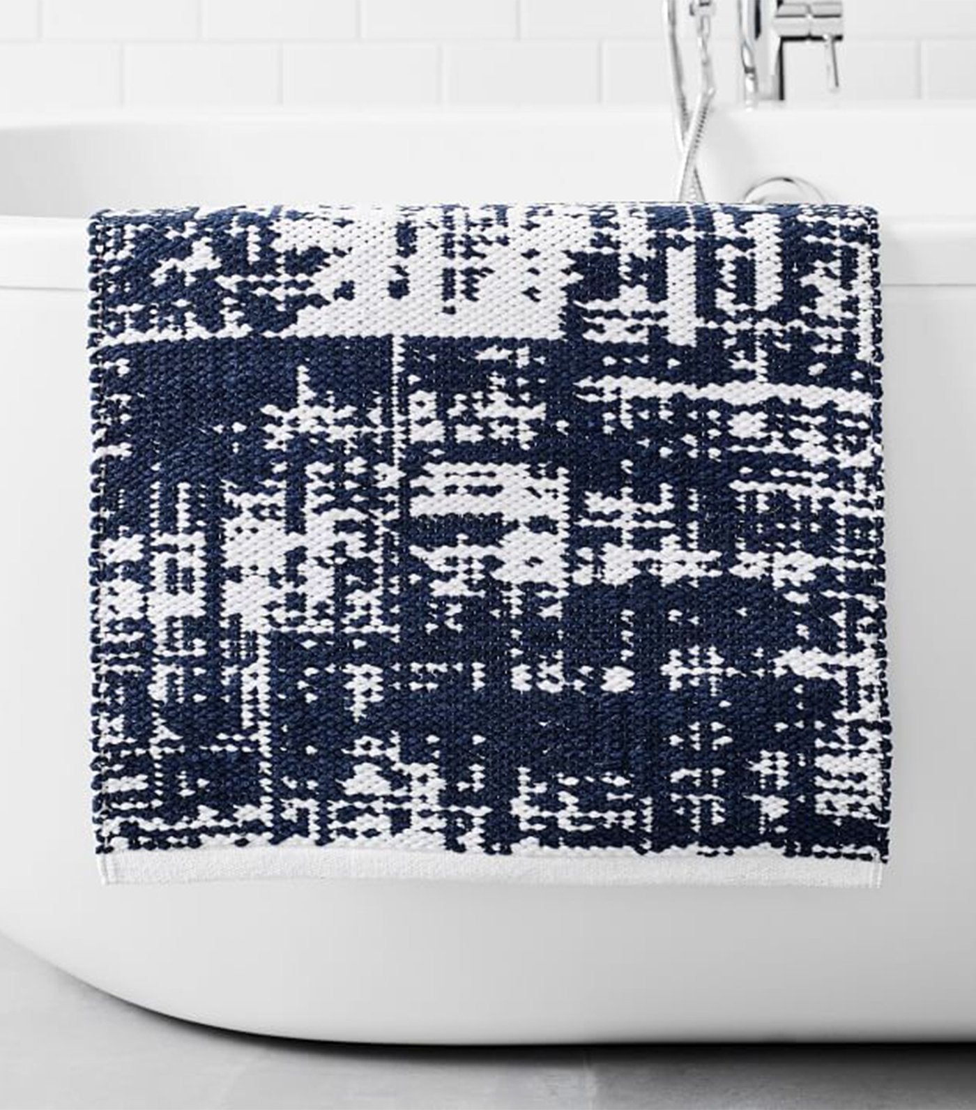 west elm organic distressed texture bath mat