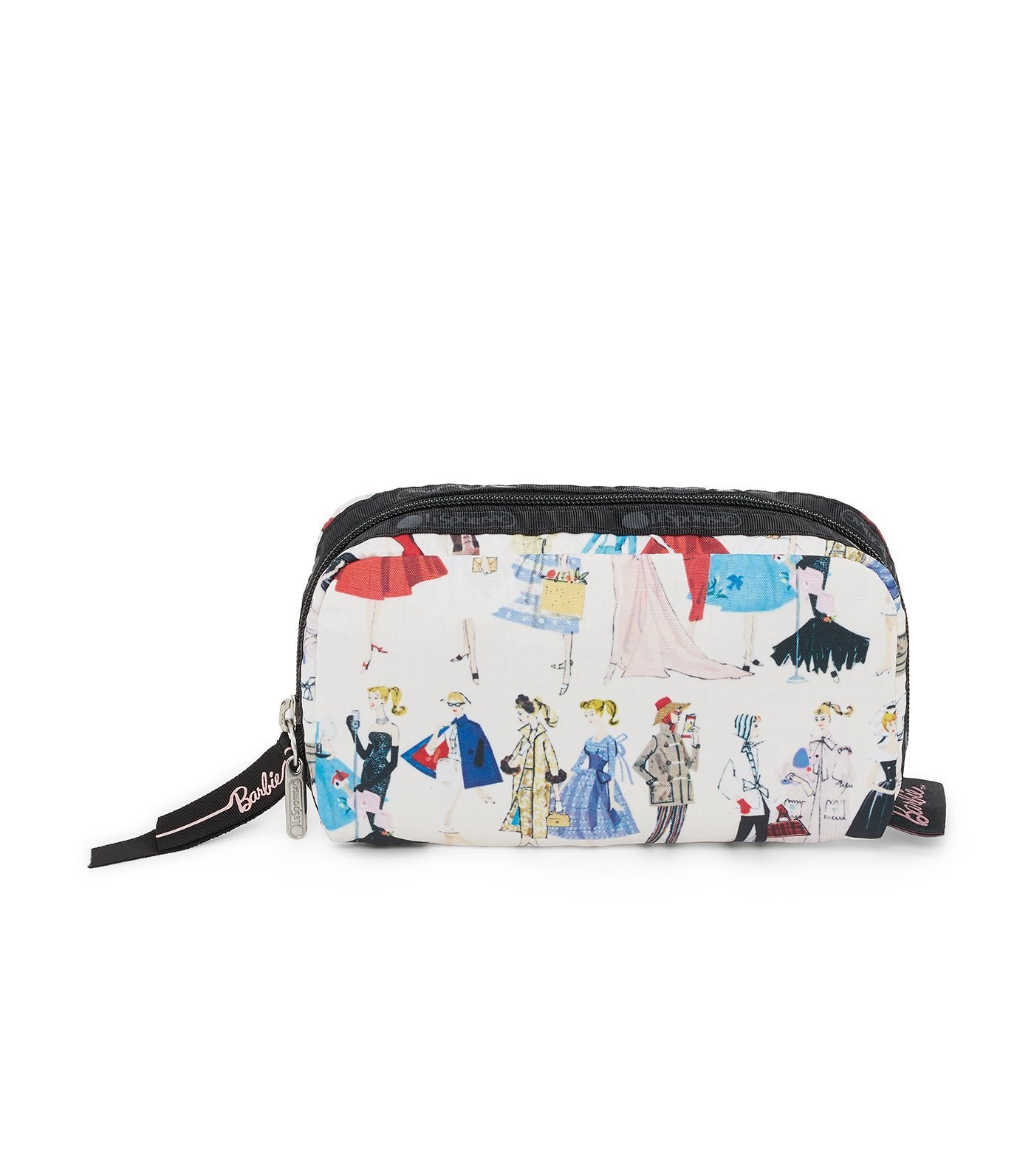 barbie x lesportsac rectangular cosmetic all dolled up