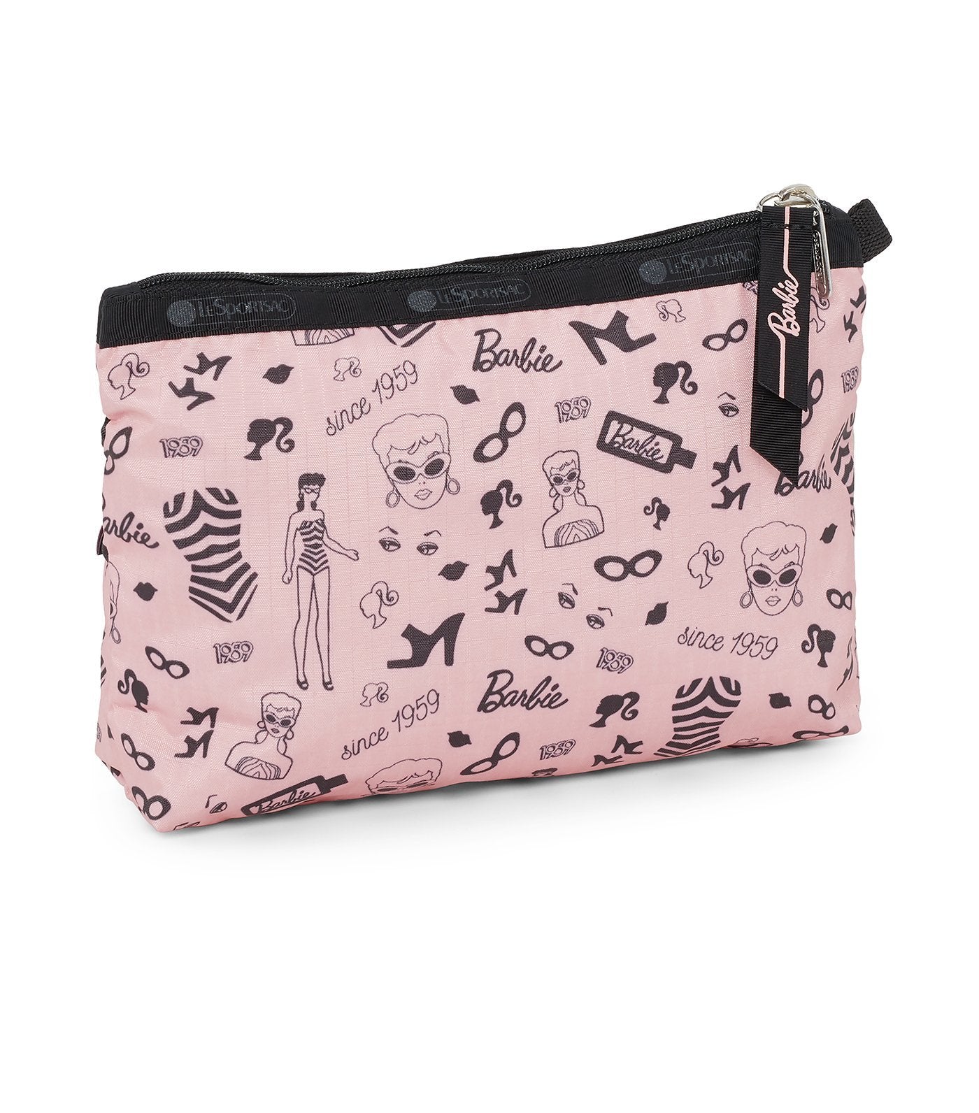 barbie x lesportsac cosmetic clutch barbie life