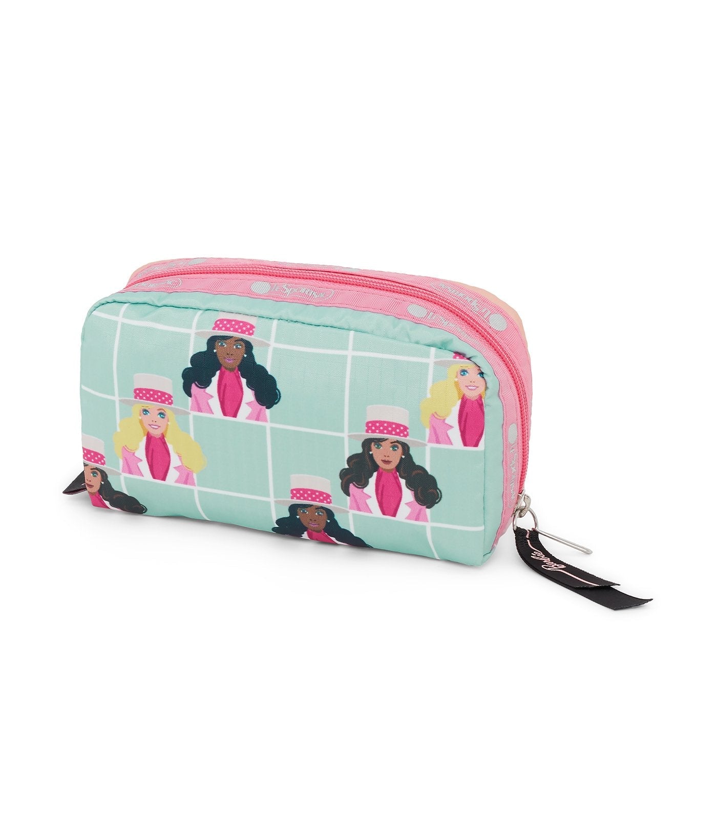 barbie x lesportsac rectangular cosmetic day to night