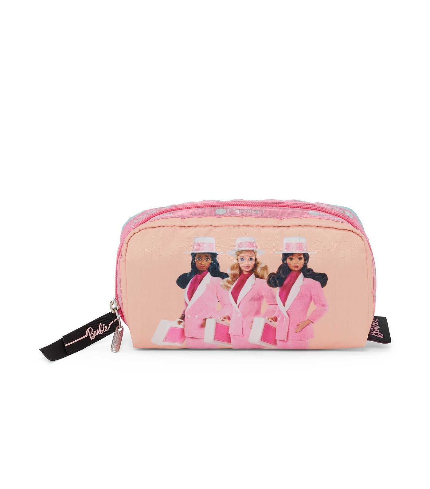 barbie x lesportsac rectangular cosmetic day to night