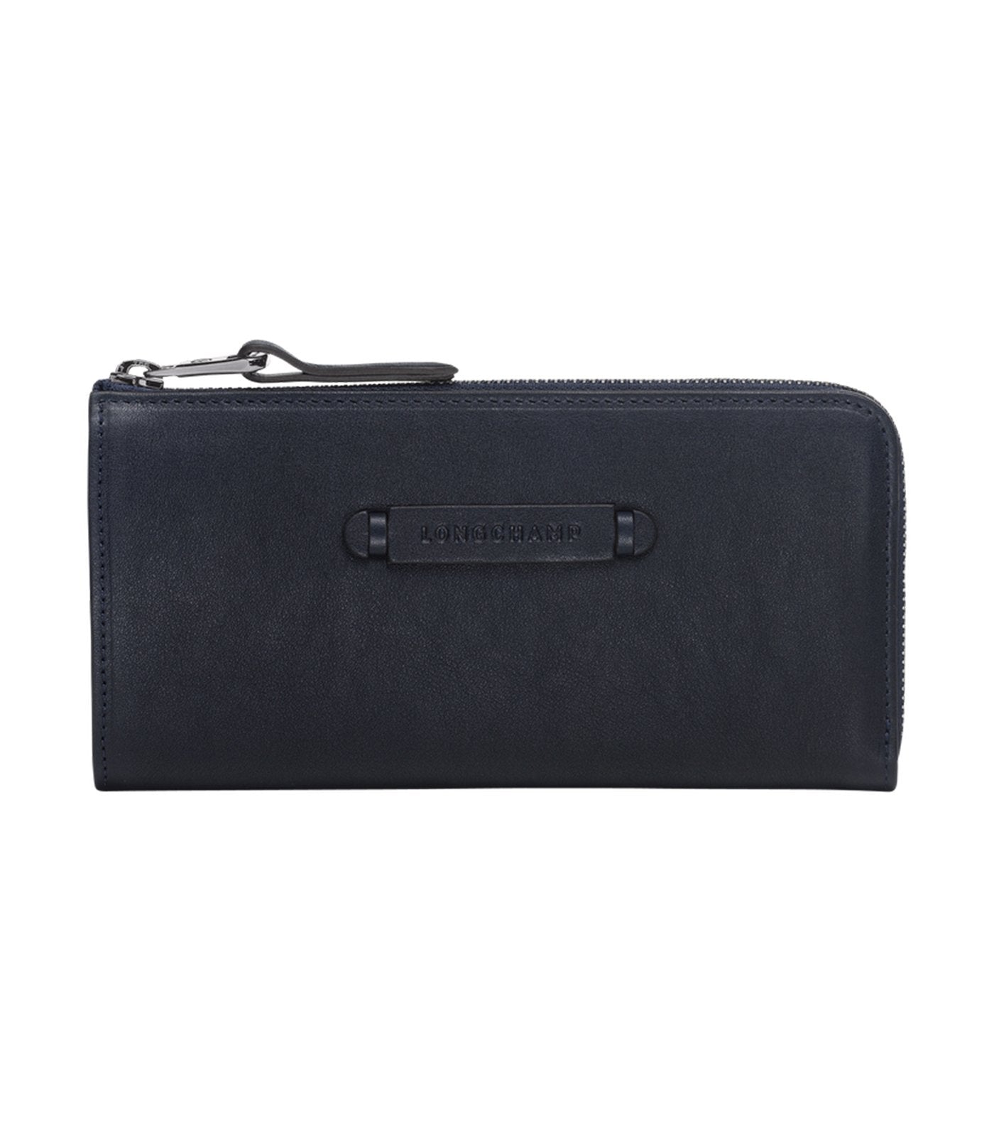 3D Zip-Around Wallet Midnight Blue