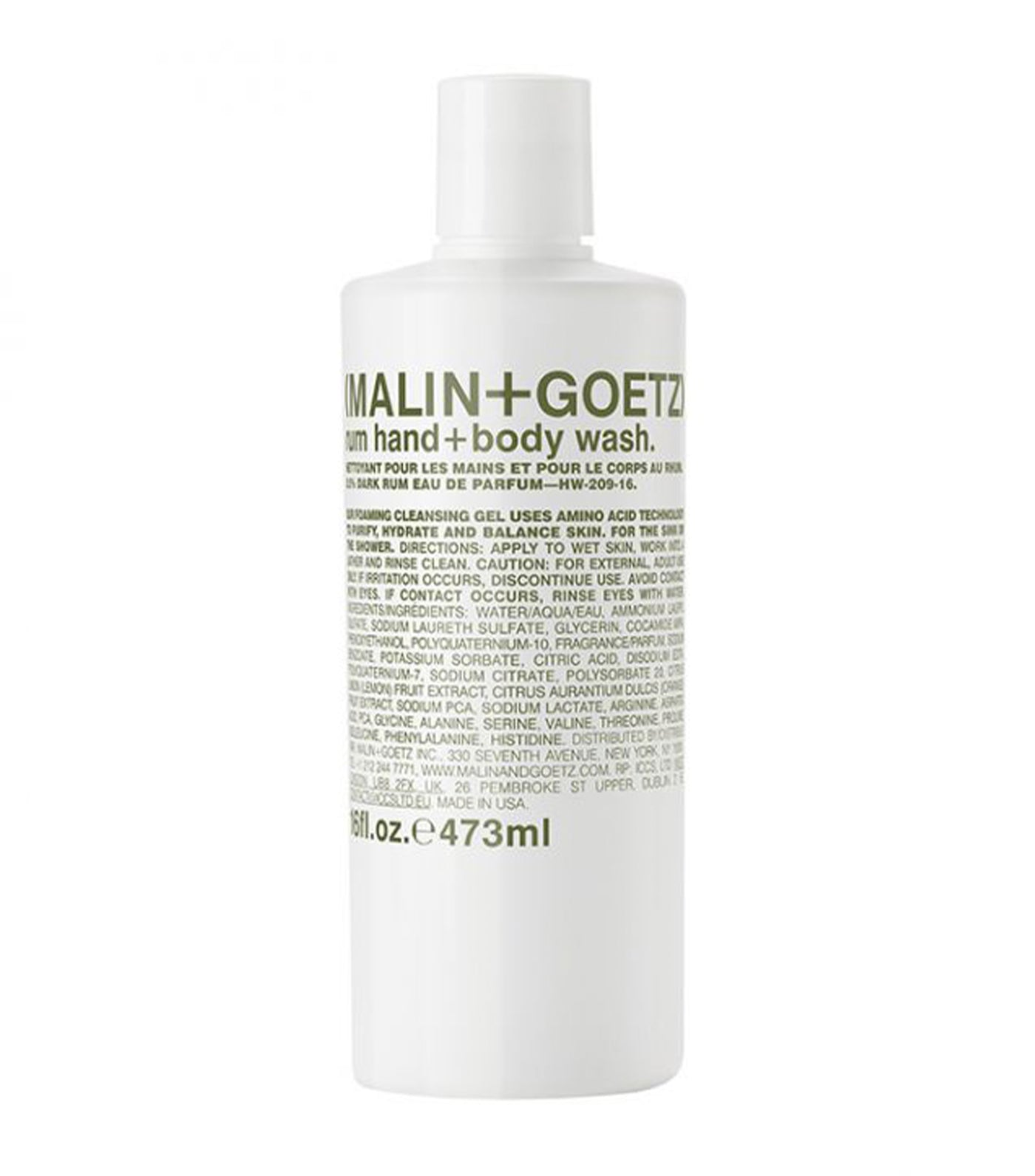 rum hand+body wash