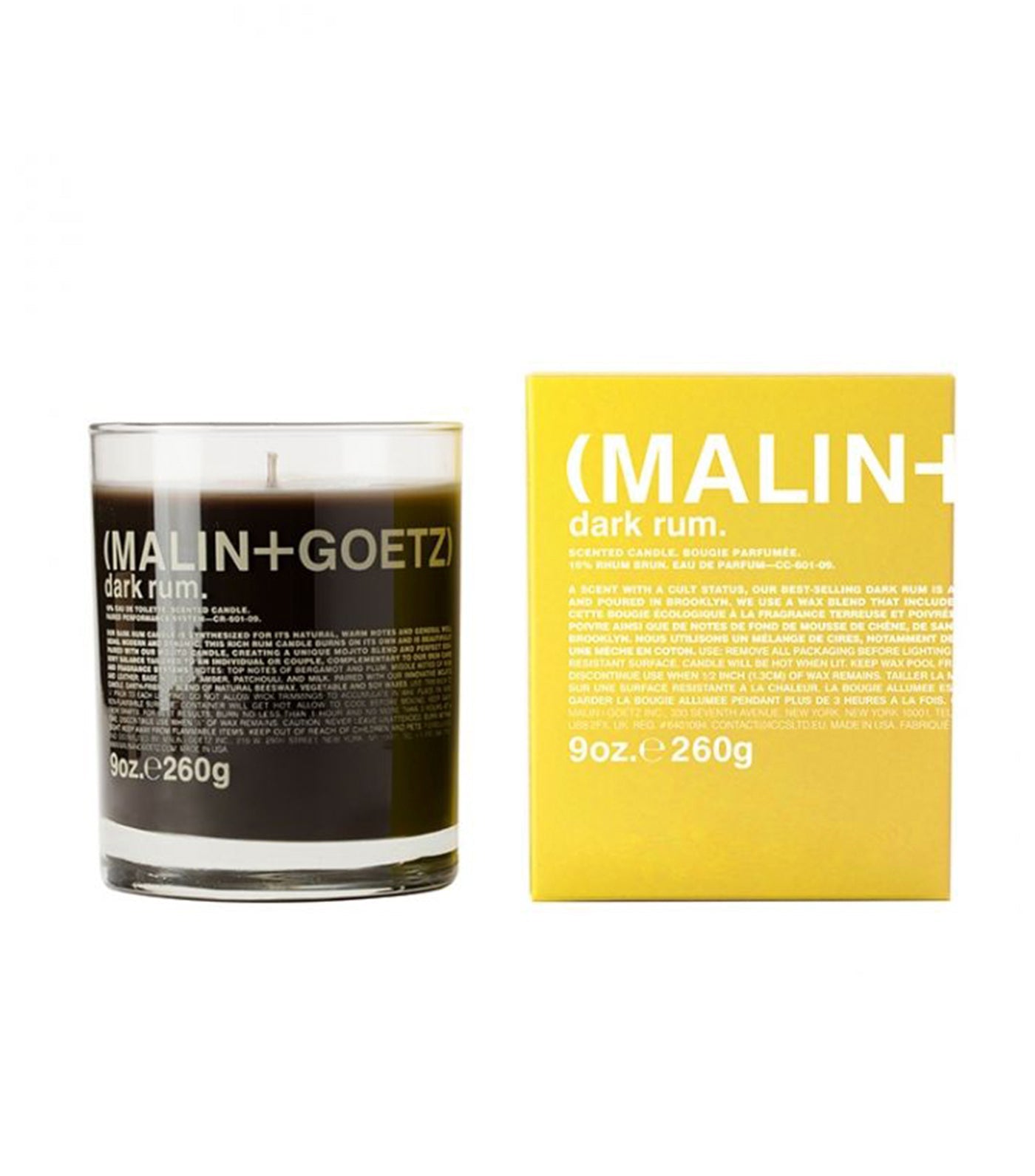dark rum candle