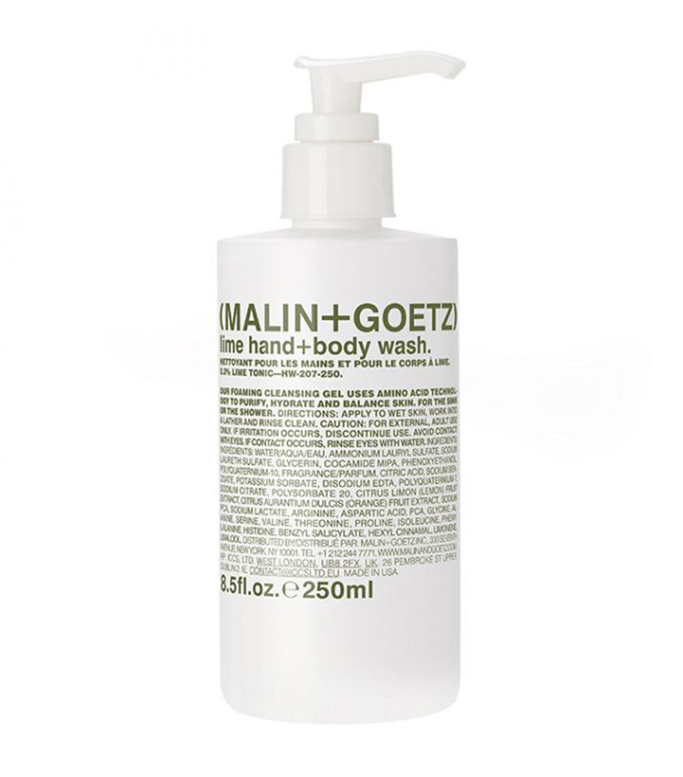 lime hand+body wash