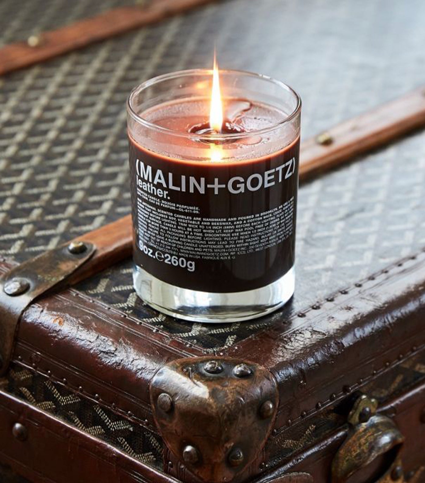 leather candle