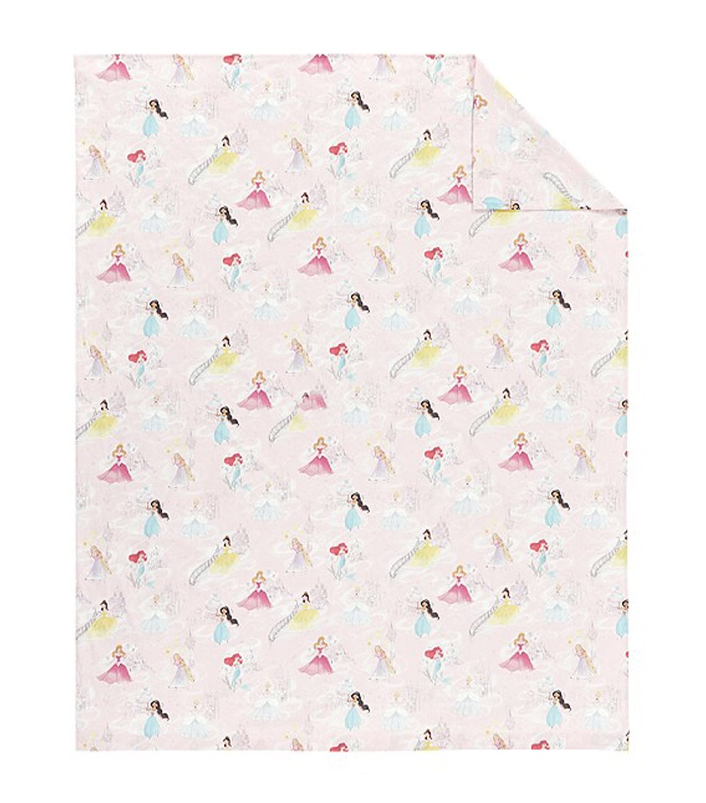 pottery barn kids disney princess castles duvet cover - twin