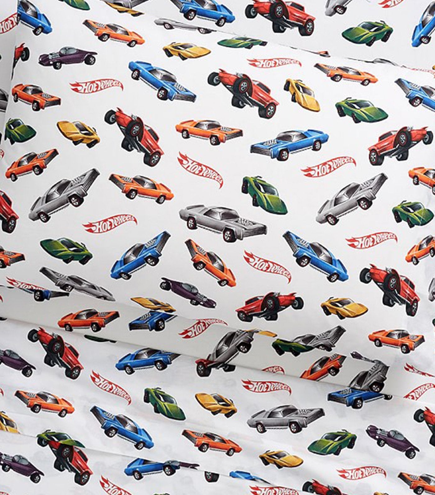 pottery barn kids hot wheels® pillow case - standard