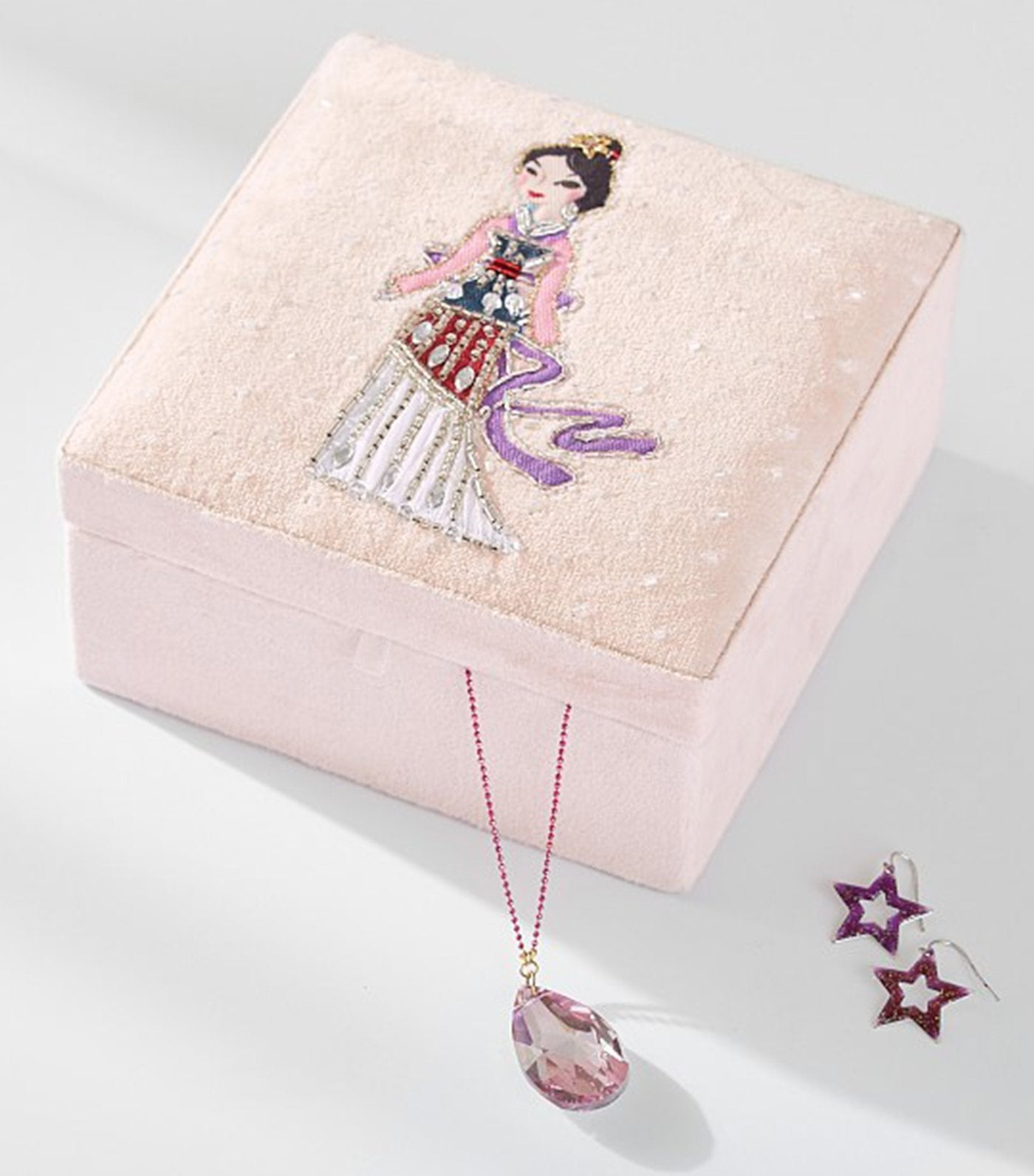 pottery barn kids disney princess jewelry box - mulan