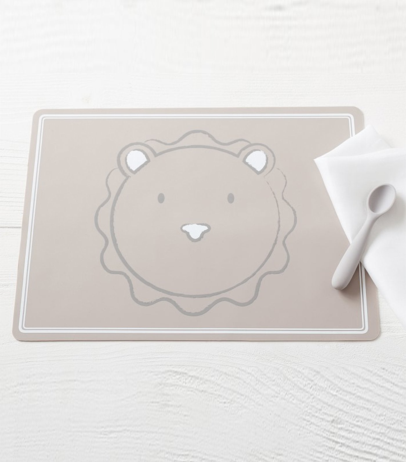 pottery barn kids silicone placemat - lion