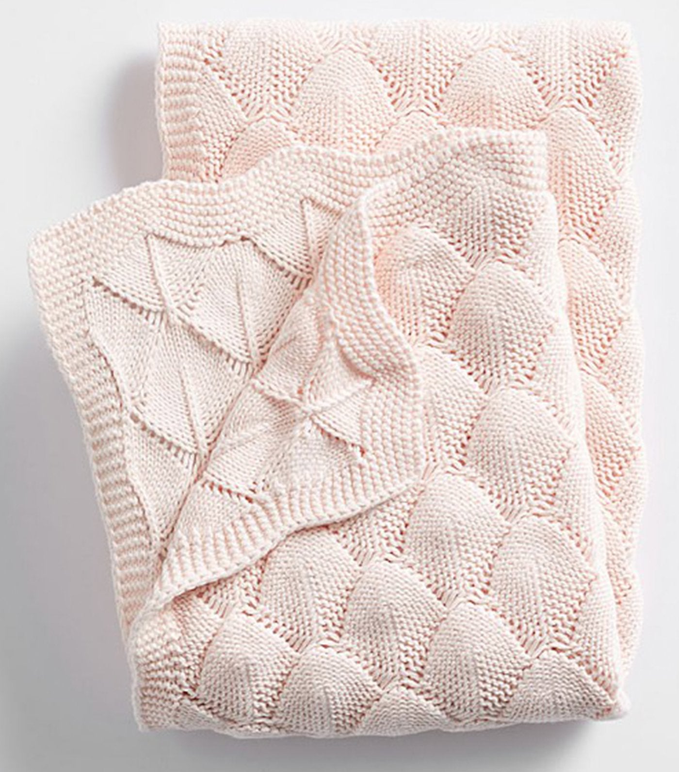 pottery barn kids blush bubble knit baby blanket