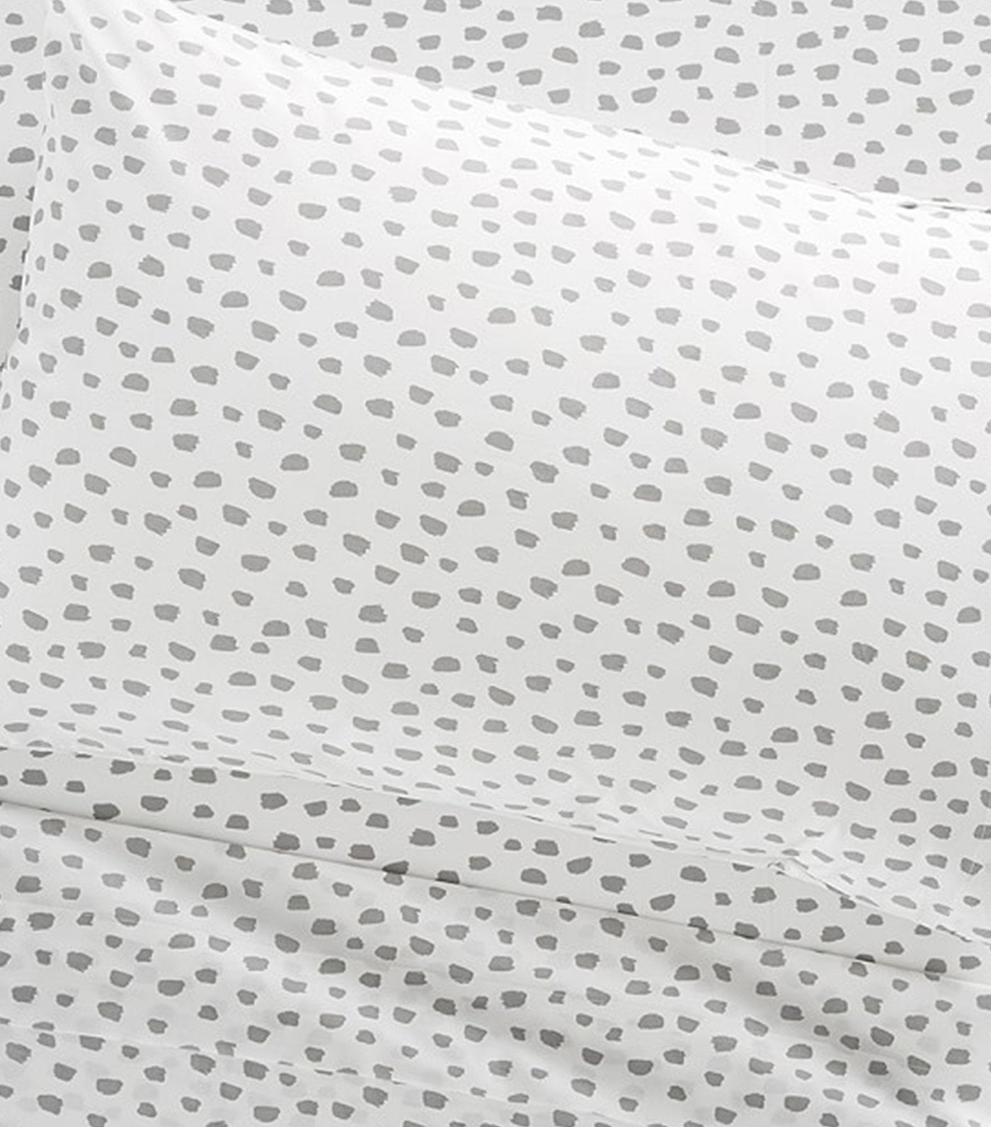 west elm x pbk organic brushstroke dot sheet set - twin