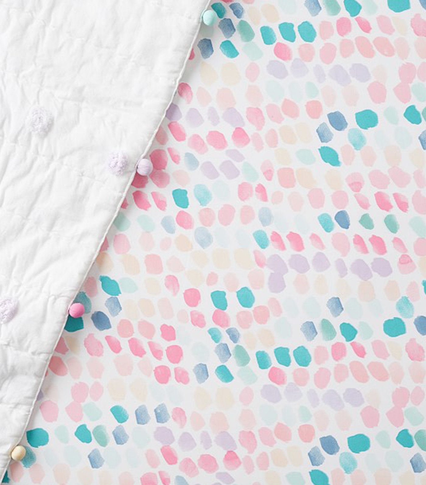 pottery barn kids organic brushstroke fitted crib sheet