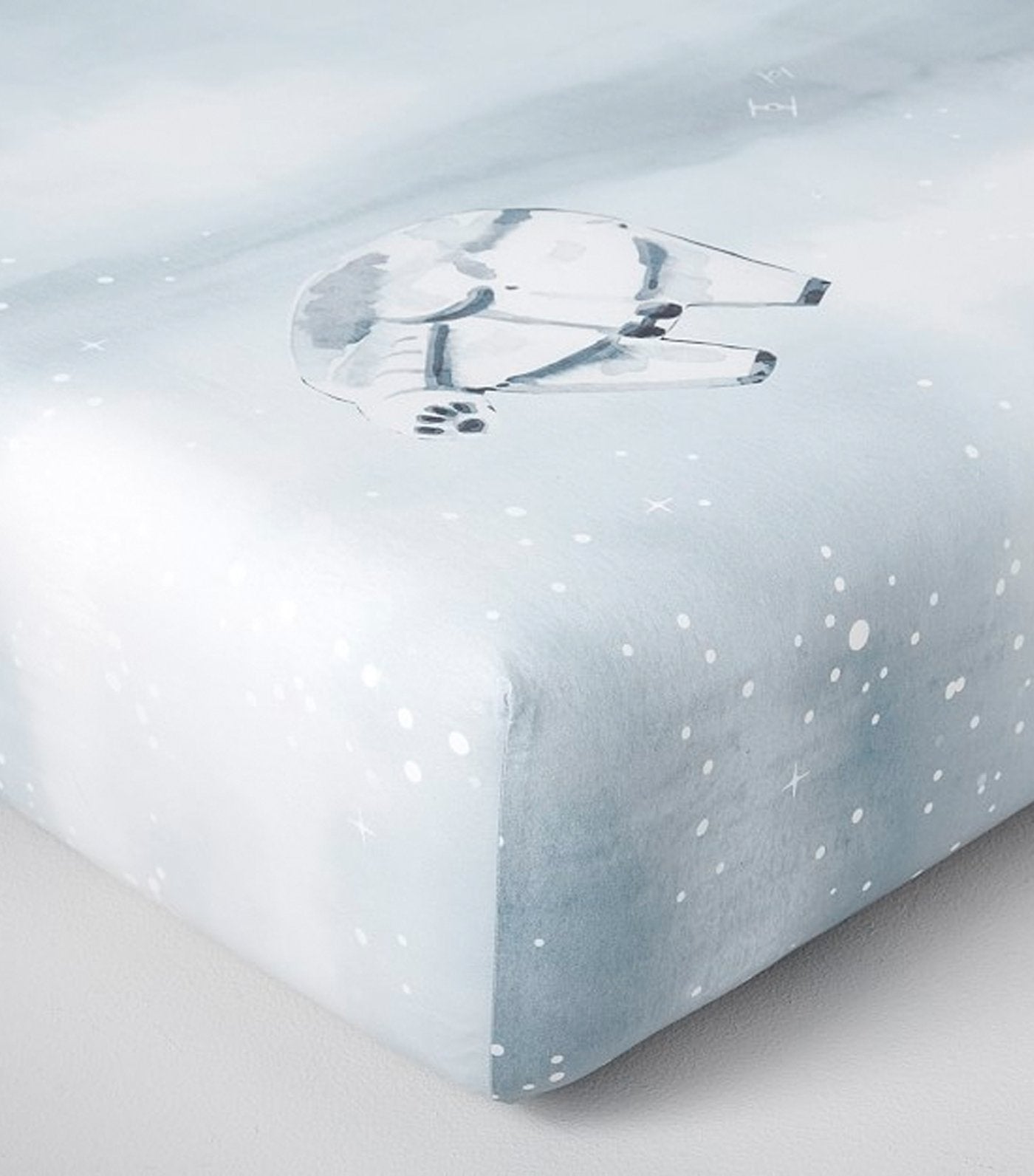 pottery barn kids star wars™ picture perfect death star fitted crib sheet