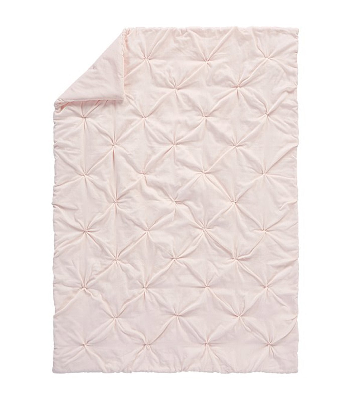 pottery barn kids monique lhuillier velvet pintuck toddler quilt