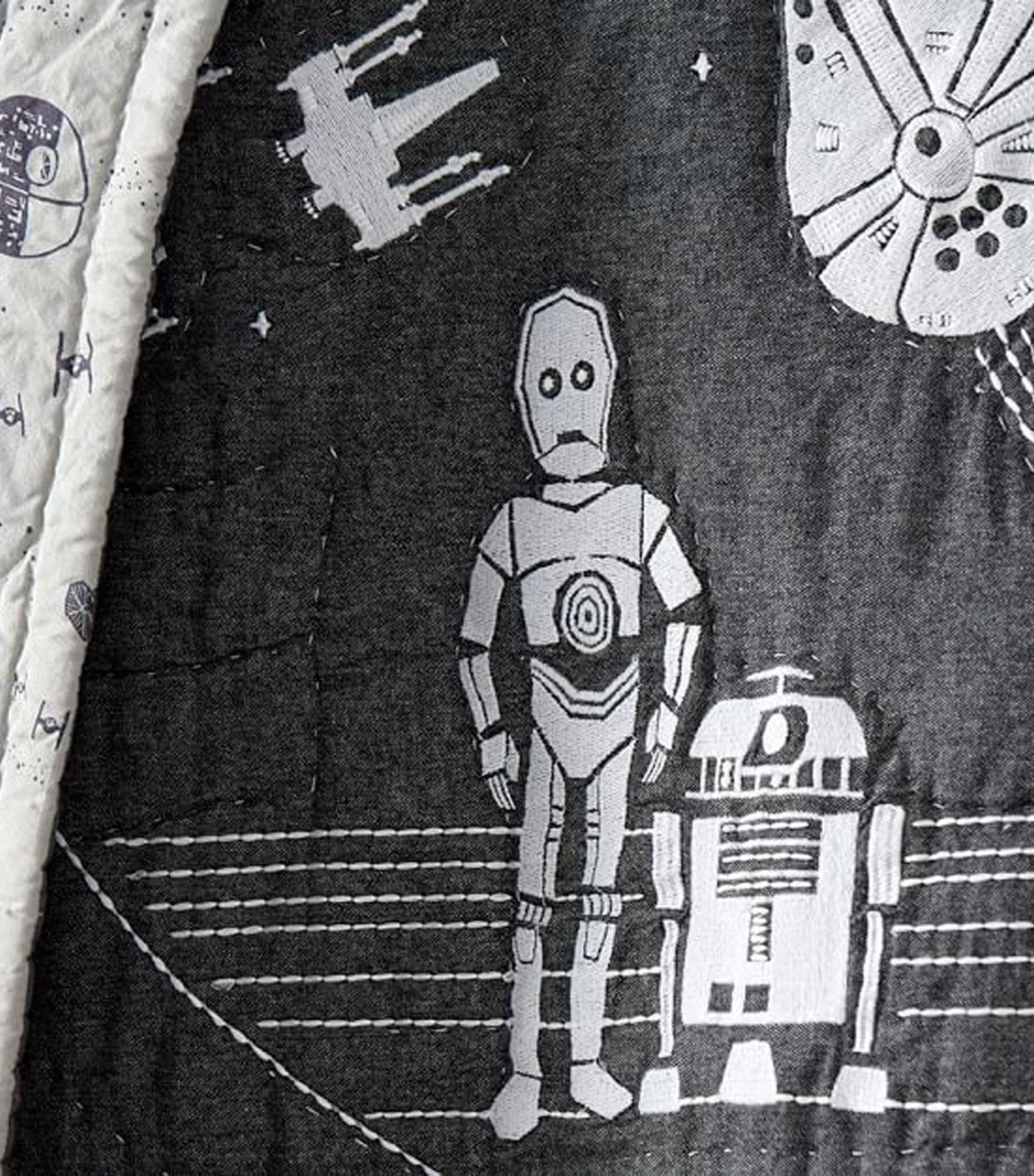 pottery barn kids star wars toddler quilt