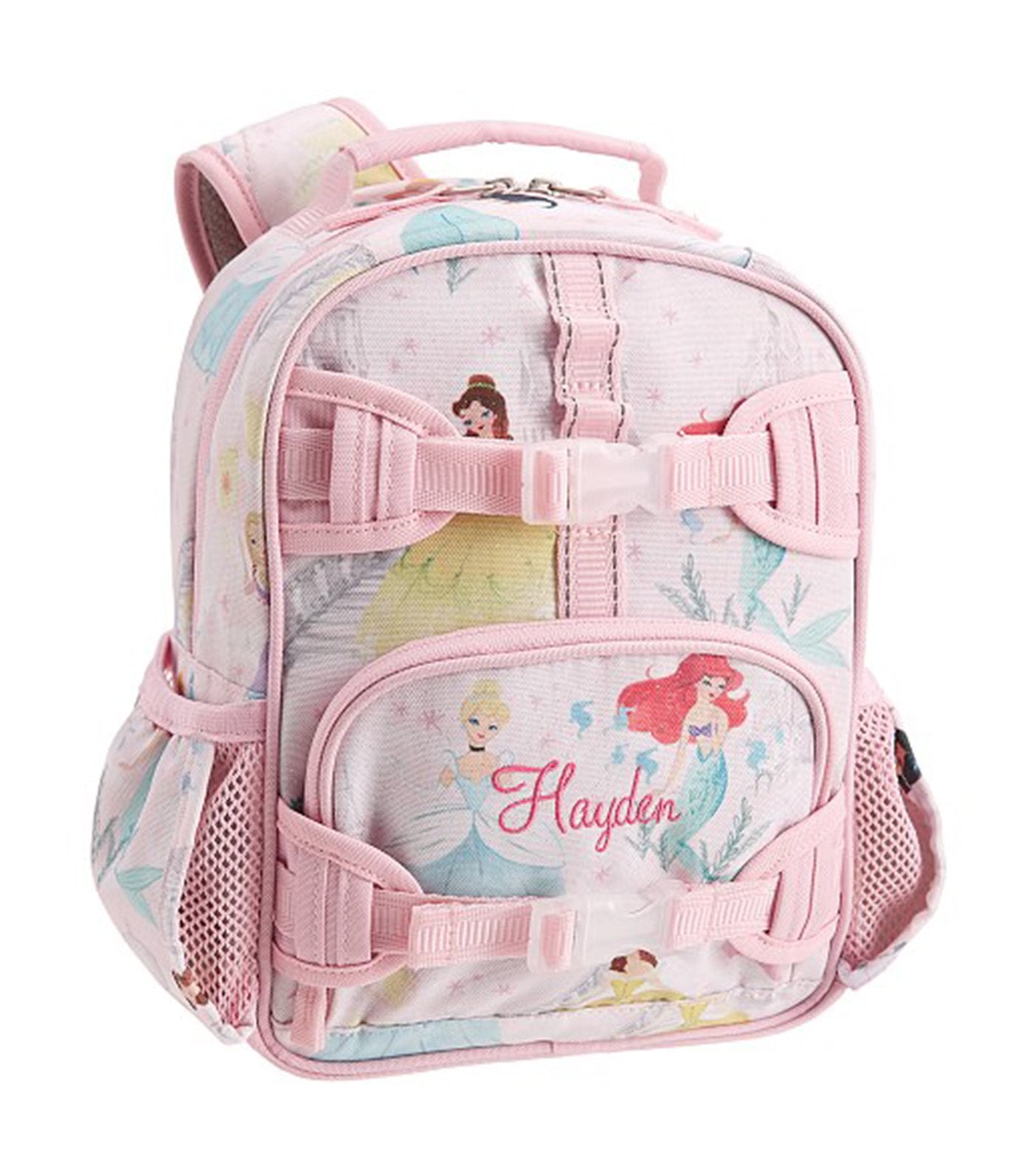 pottery barn kids mackenzie disney princess castle shimmer backpack mini