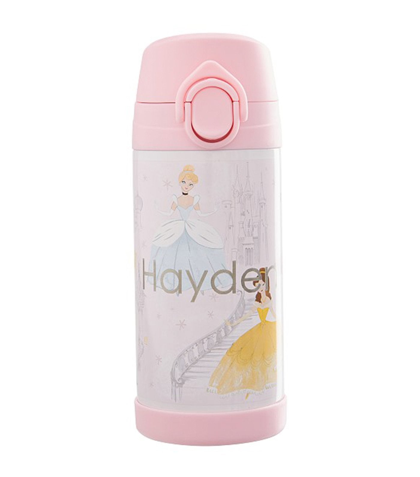 pottery barn kids mackenzie disney princess castle water bottle