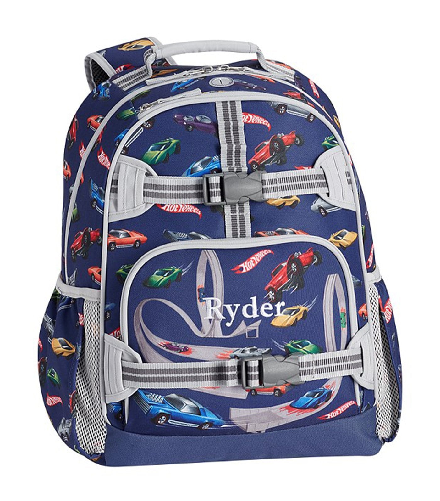 pottery barn kids  navy mackenzie hot wheels backpack large