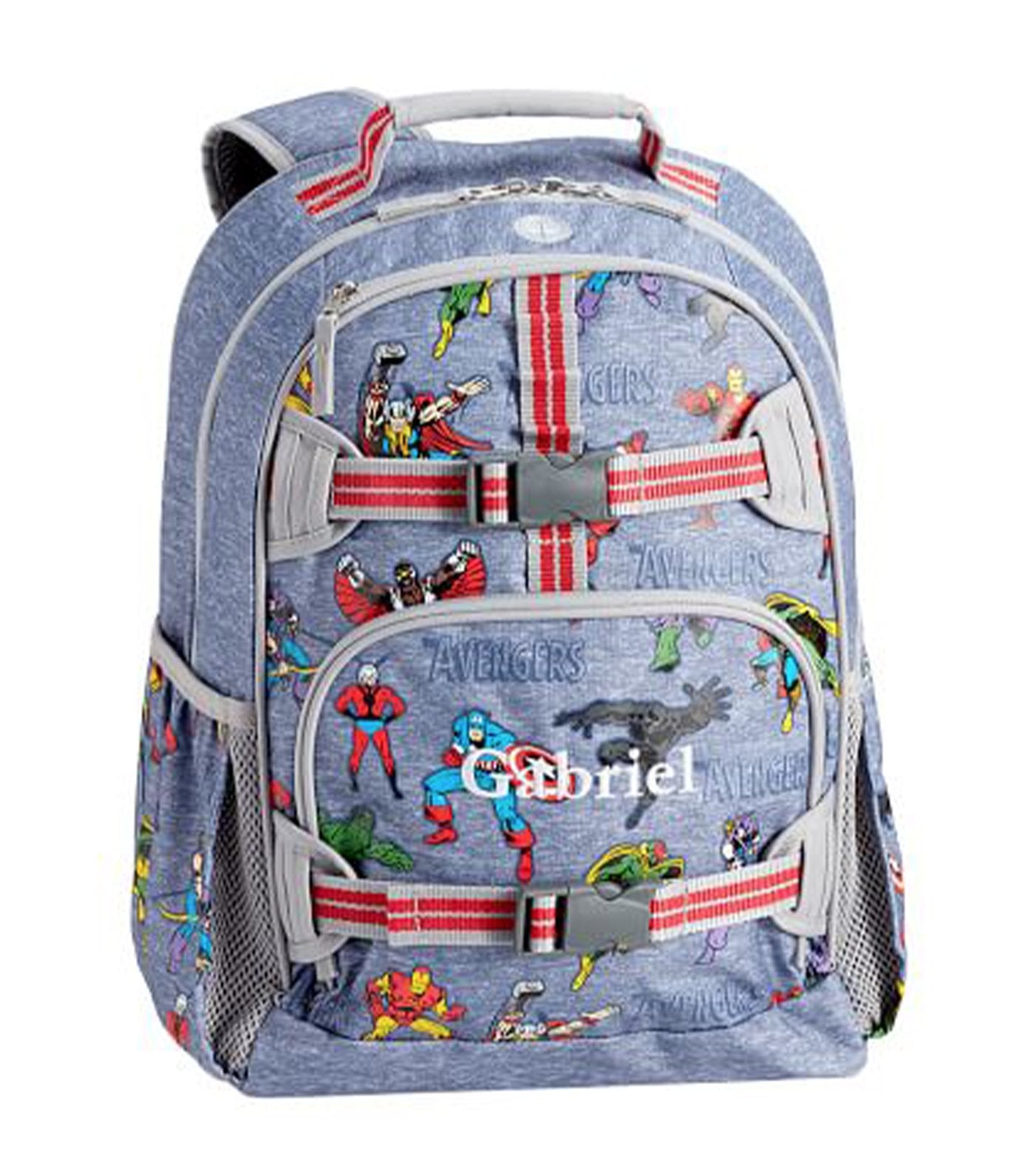 pottery barn kids navy mackenzie marvel avengers backpack 