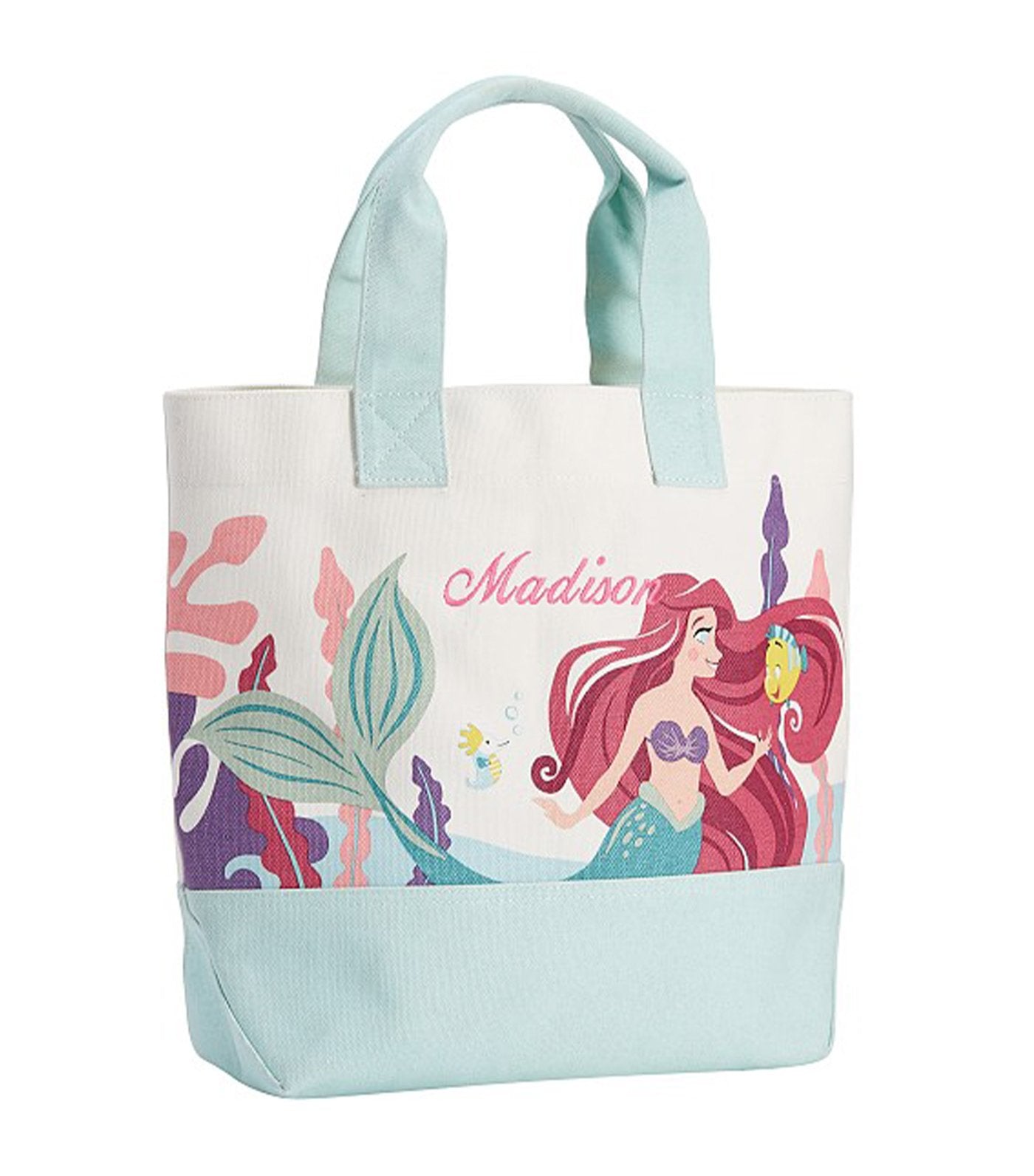 pottery barn kids disney princess ariel tote