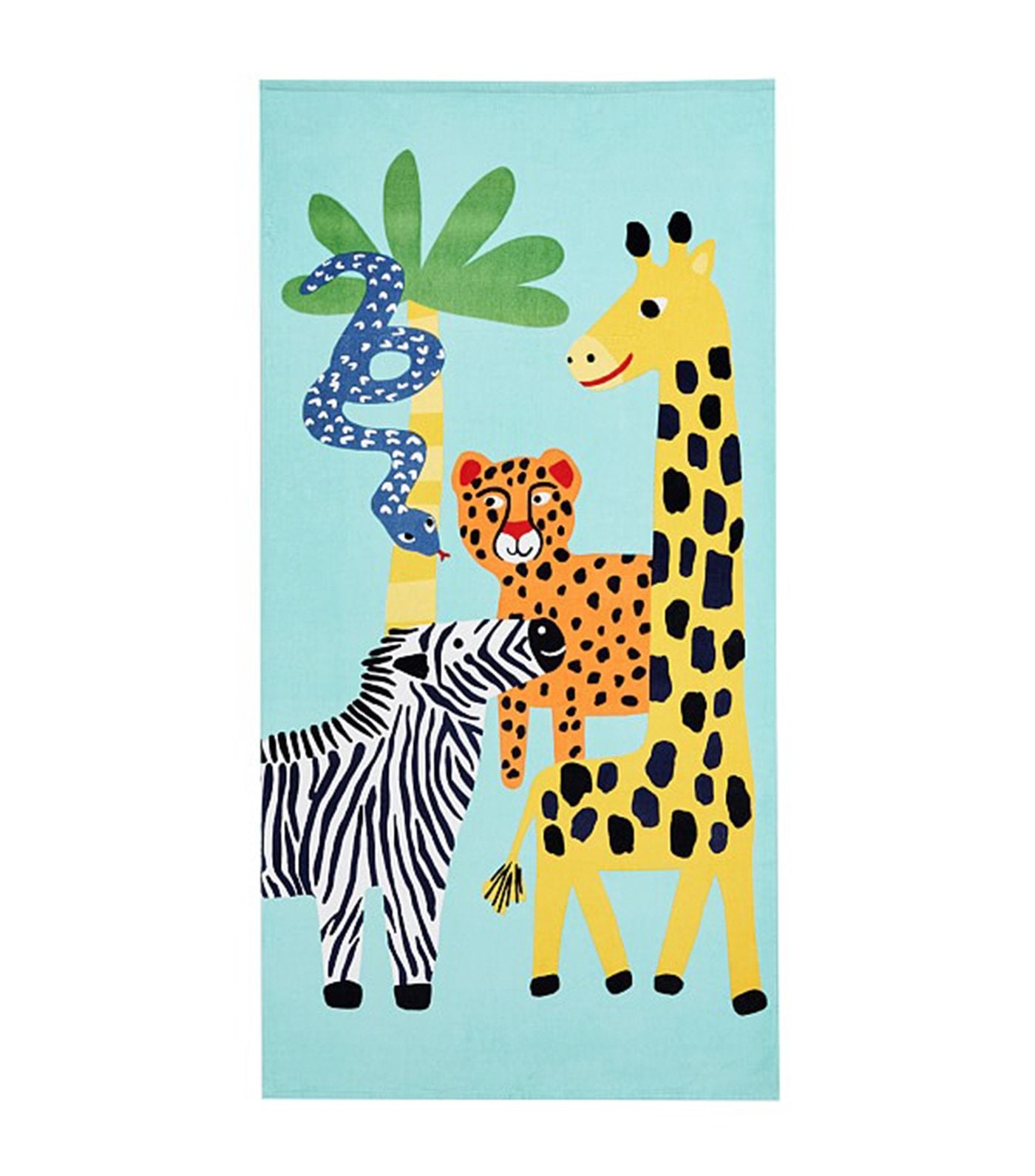 pottery barn kids silly safari kid beach towel