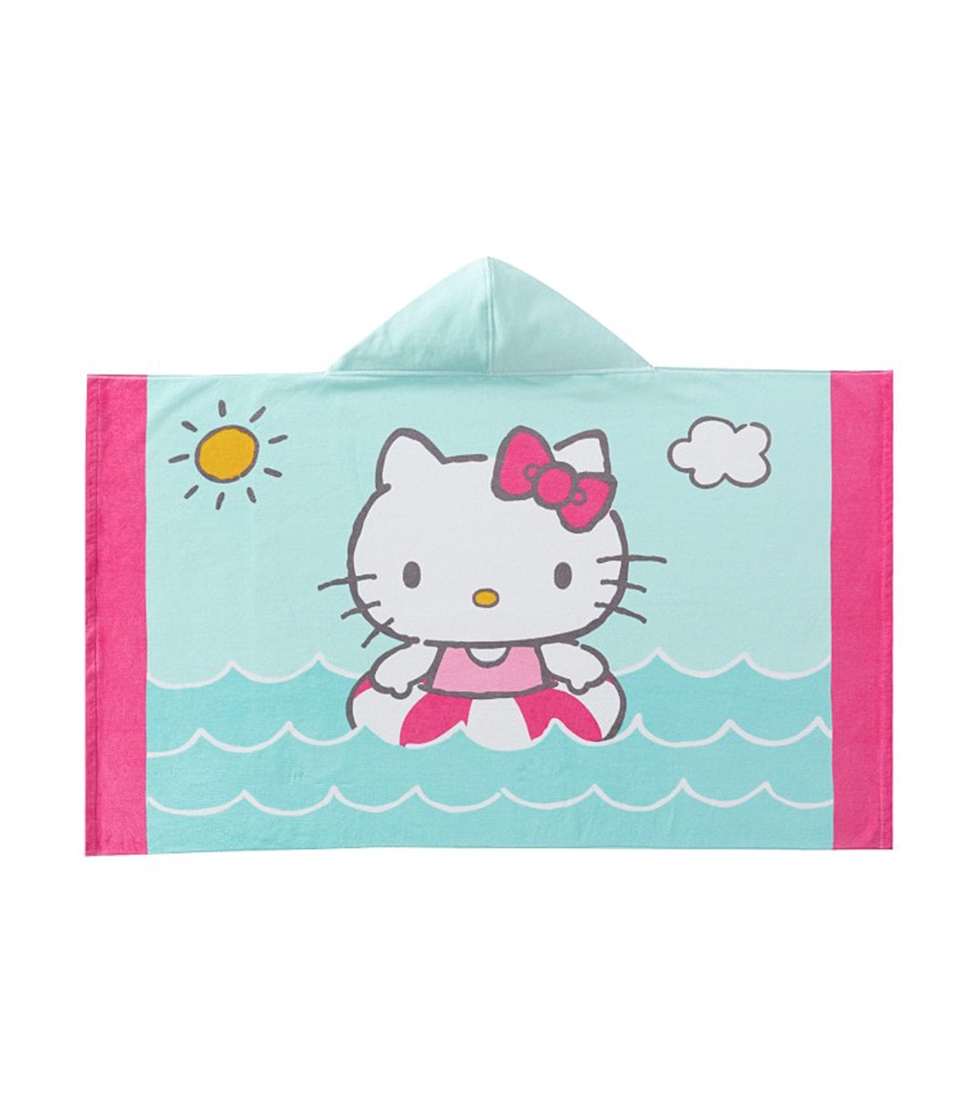 pottery barn kids hello kitty kid beach hooded towel
