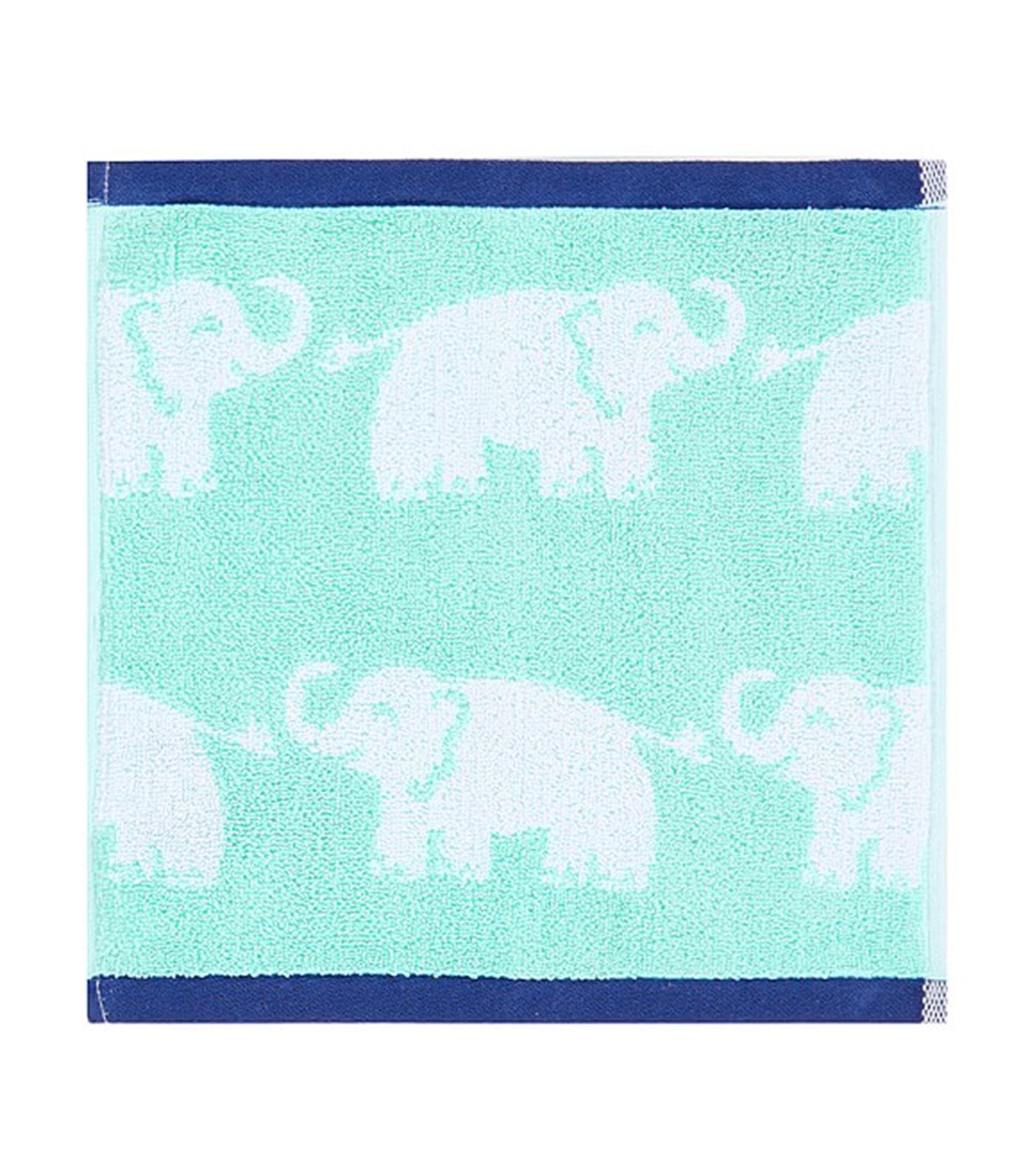 pottery barn kids elephant jacquard washcloth