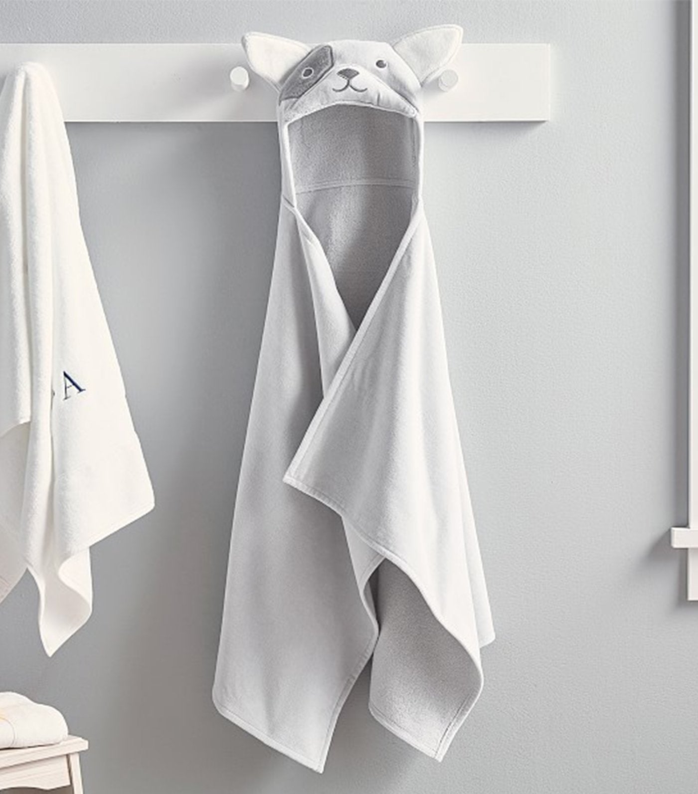 French Bulldog Kid Hooded Towel