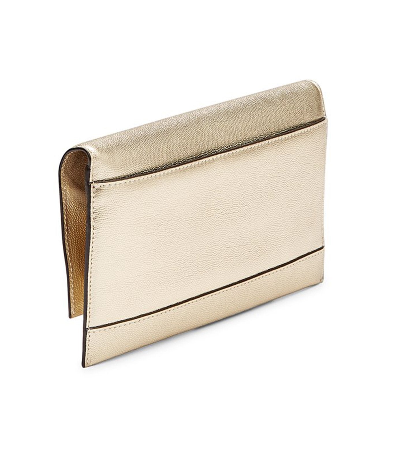 rebecca minkoff edie wallet clutch gold