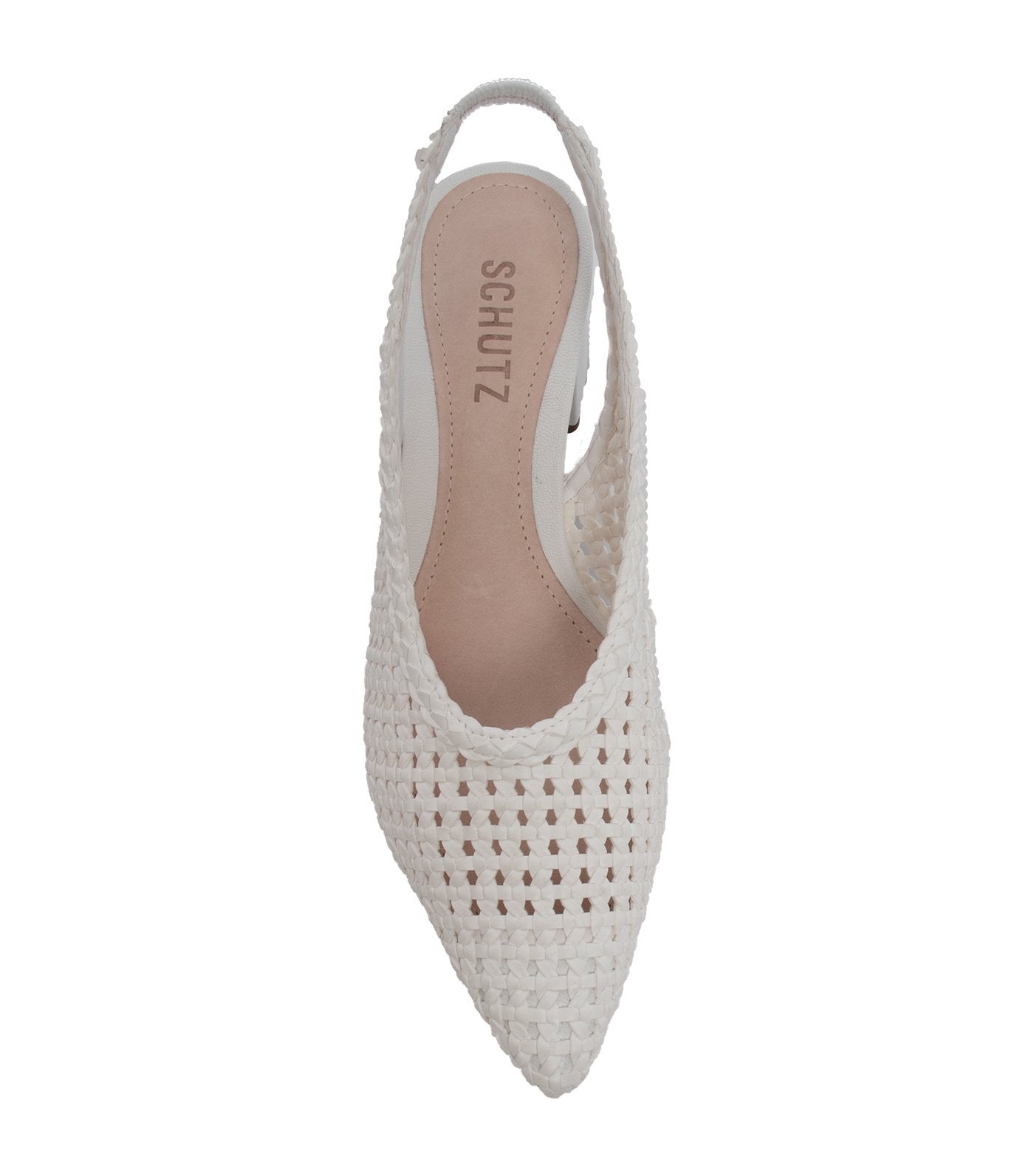schutz danna slingback white
