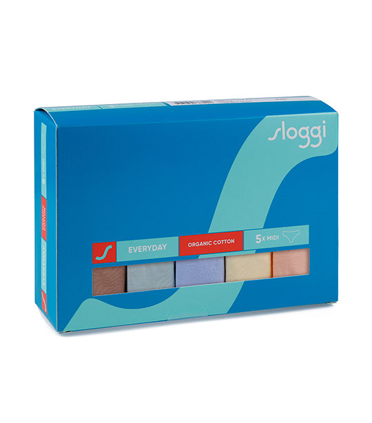 Sloggi Everyday 5 Midi Panties Assorted Colors