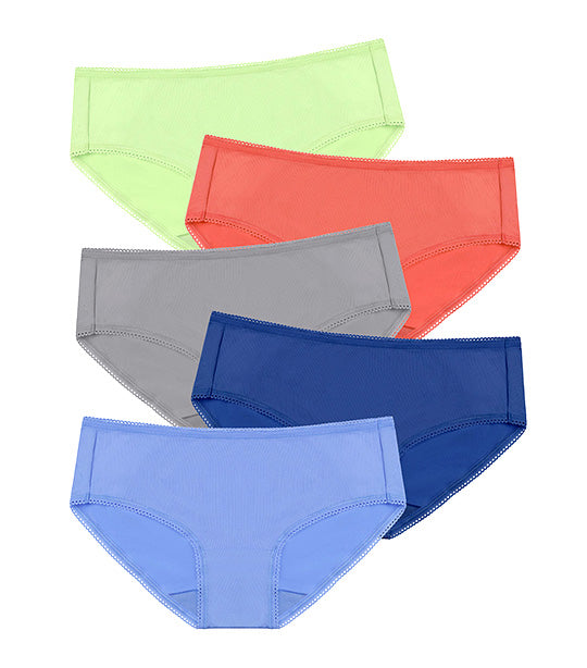 Sloggi Shine Hipster 5 Panties Assorted Colors