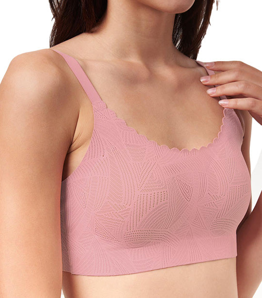 Sloggi Zero In Lace 2.0 Bra Pink