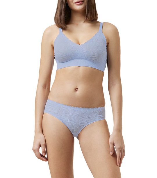 Sloggi Zero In Lace 2.0 Bra Lavender Blue