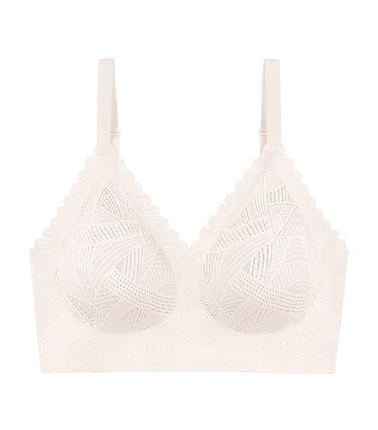 Sloggi Zero In Lace 2.0 Push-Up Bra Cream
