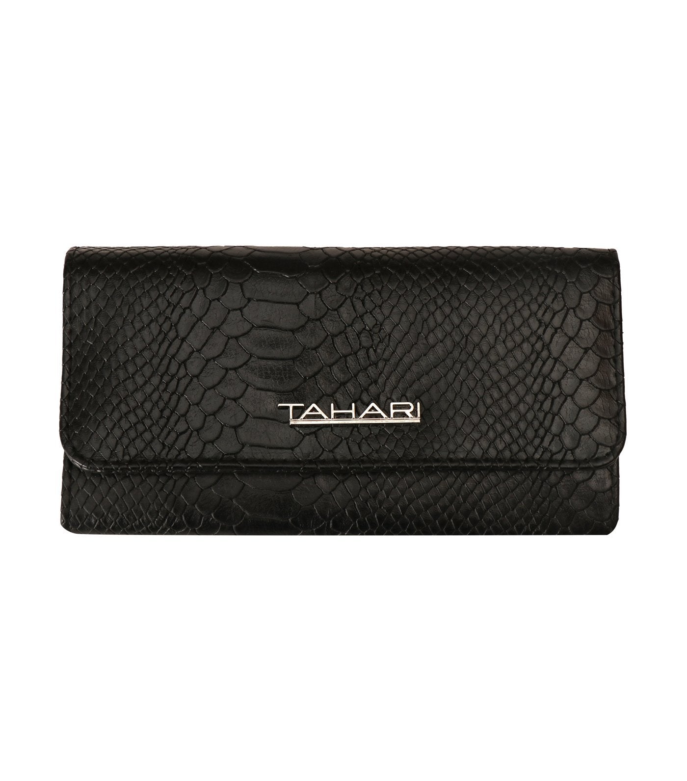 t tahari full bloom wallet clutch black