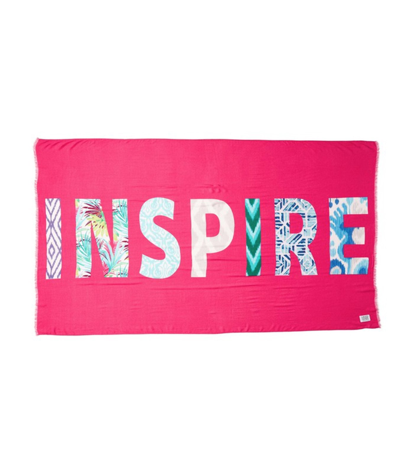 wander by virginia wolf inspire word wrap pink